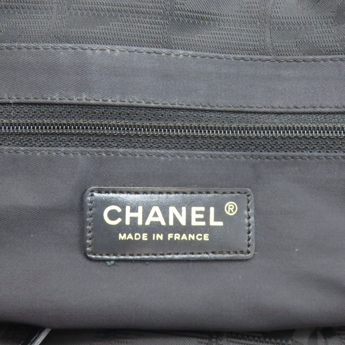 Chanel New Travel Line MM Tote Nylon Jacquard — view 6