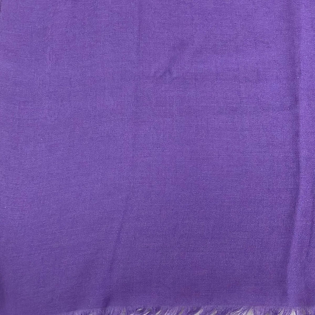 Gucci Shawl Purple GG Pattern Wool Silk Scarf — view 4