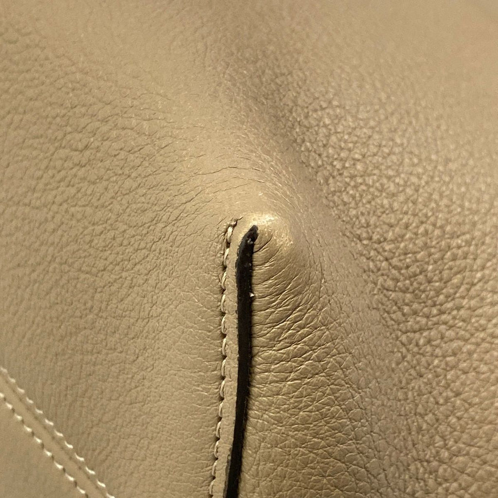 Fendi Handbag by the Way Selleria Gray Beige Leather — view 6