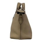 Fendi Handbag by the Way Selleria Gray Beige Leather — view 4