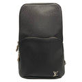 Louis Vuitton Shoulder Bag Taiga Avenue Noir Leather Cowhide