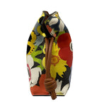 Loewe Clutch Flamenco Mini Black Yellow Multi Joe Brainard Panji Floral Pattern — view 4