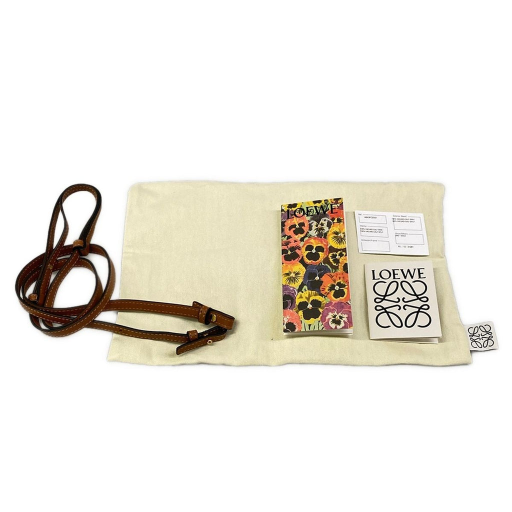 Loewe Clutch Flamenco Mini Black Yellow Multi Joe Brainard Panji Floral Pattern — view 8
