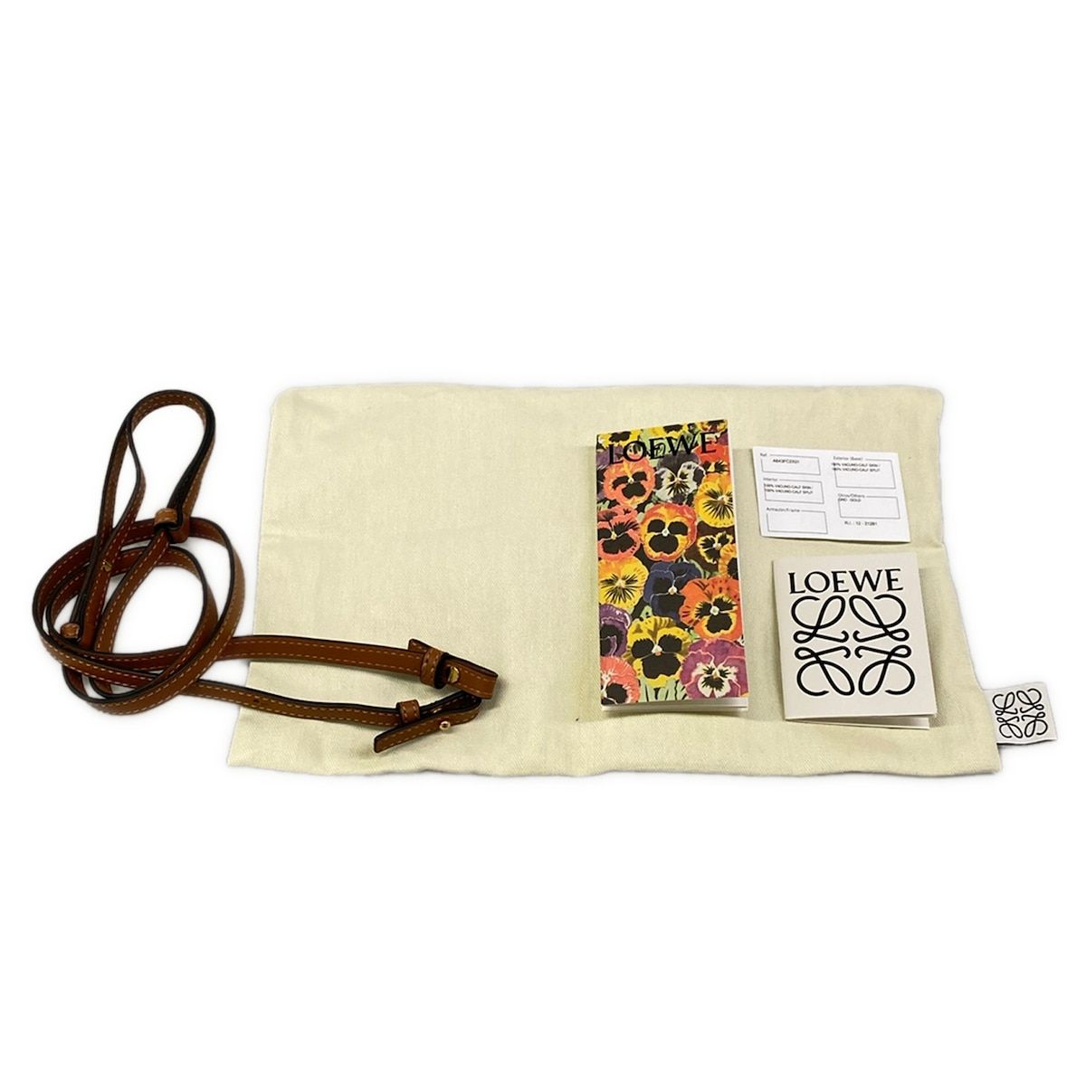 Loewe Clutch Flamenco Mini Black Yellow Multi Joe Brainard Panji Floral Pattern — view 8