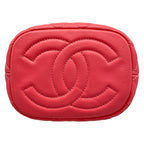 Chanel Handbag Quilted Pink Vintage Silver Drawstring Lambskin — view 5