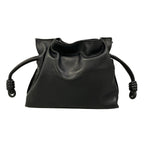 Loewe Clutch Flamenco Mini Black Leather
