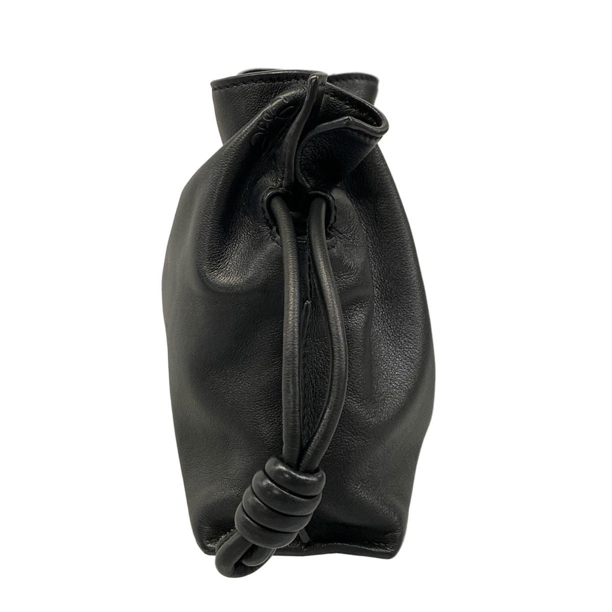Loewe Clutch Flamenco Mini Black Leather — view 4