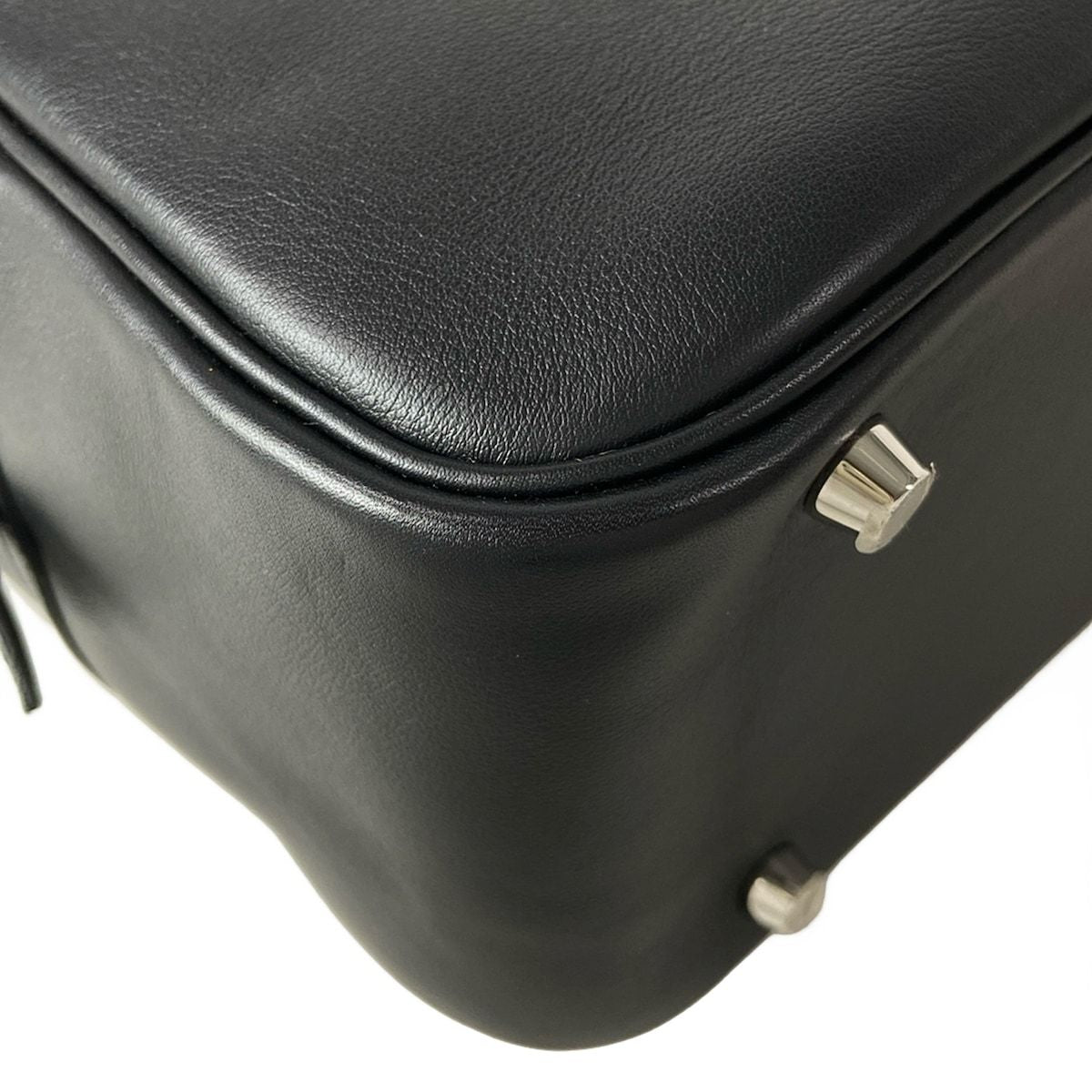 Hermes Handbag Plume 32 Black Silver Personal Order — view 9