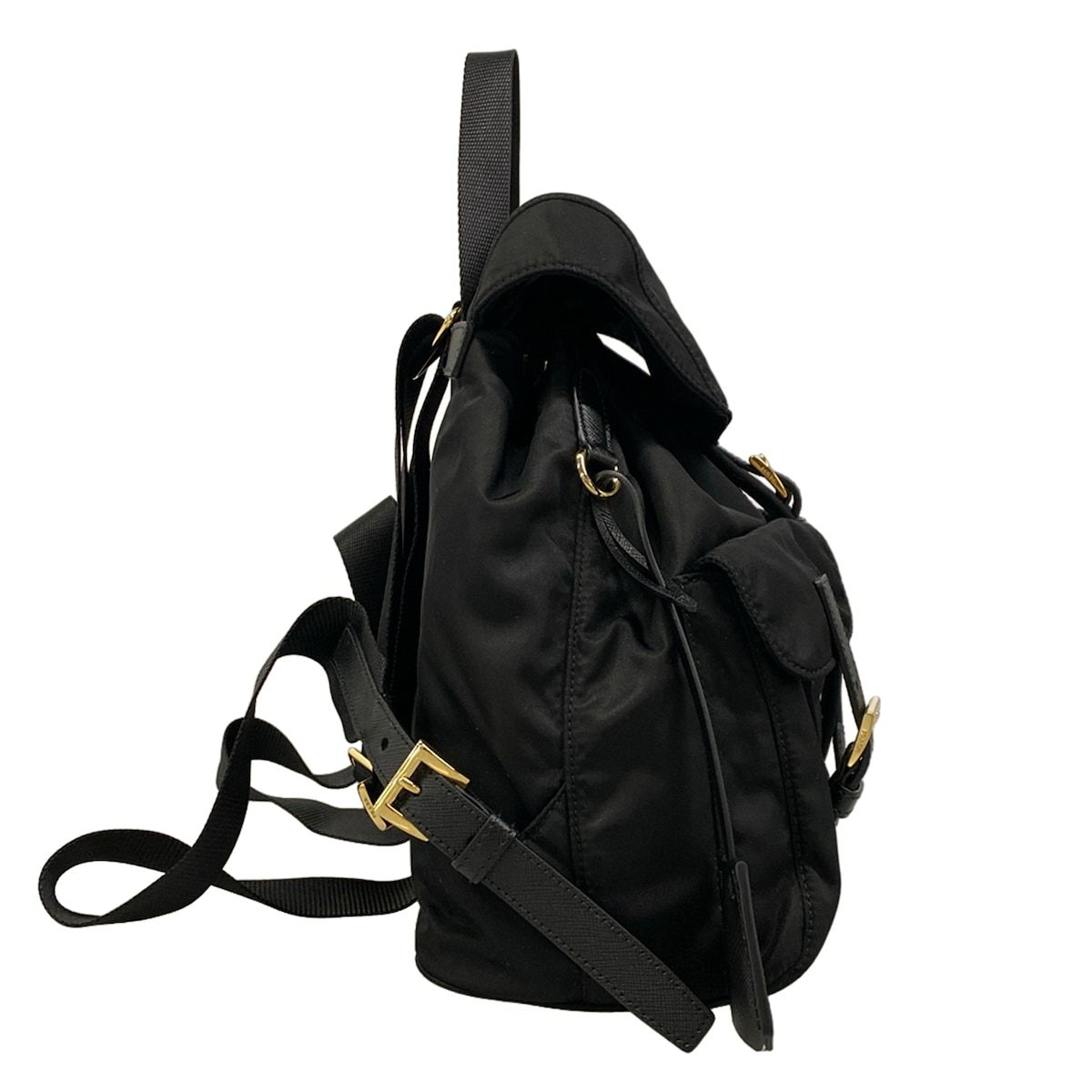 Prada Backpack Small Re-Nylon Black Re Edition Leather — view 2