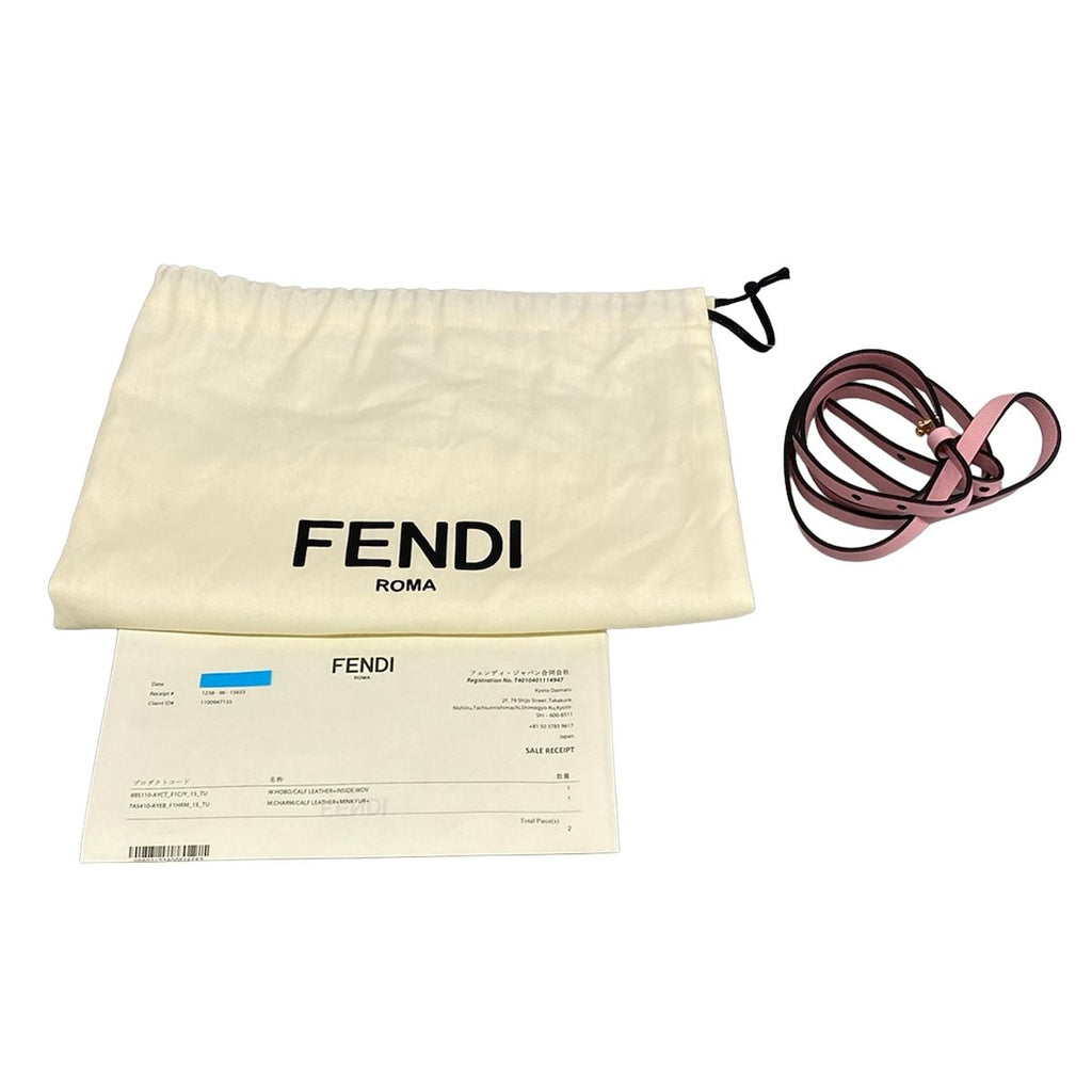 Fendi Handbag Spy Bag Mini Light Pink Leather — view 8