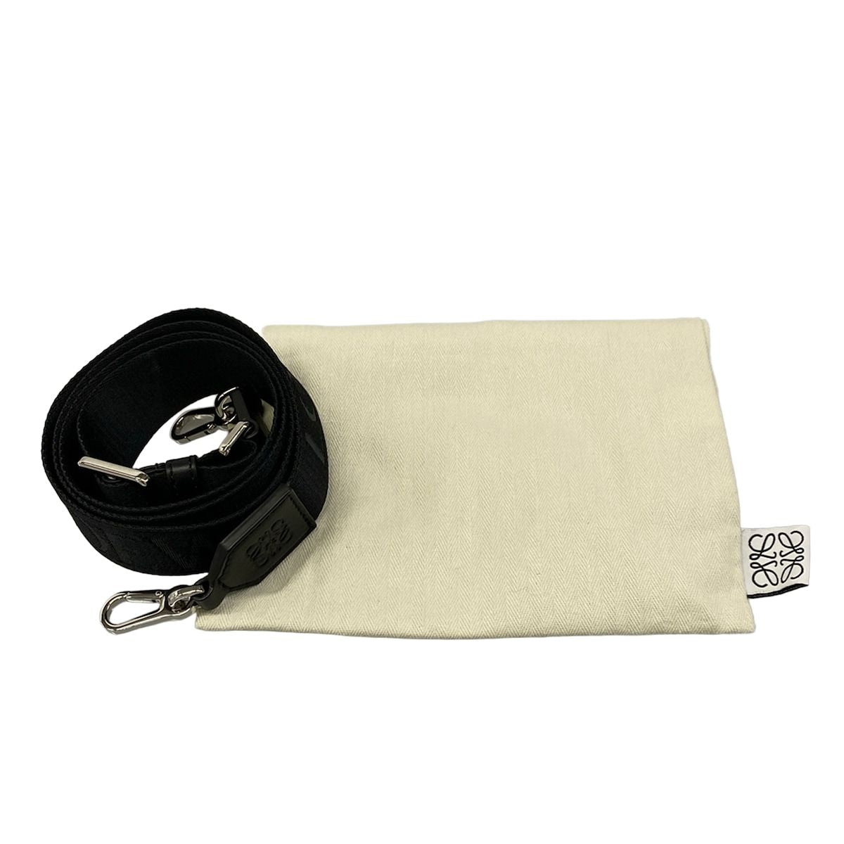 Loewe Crossbody Camera Bag Mini Black Leather — view 8