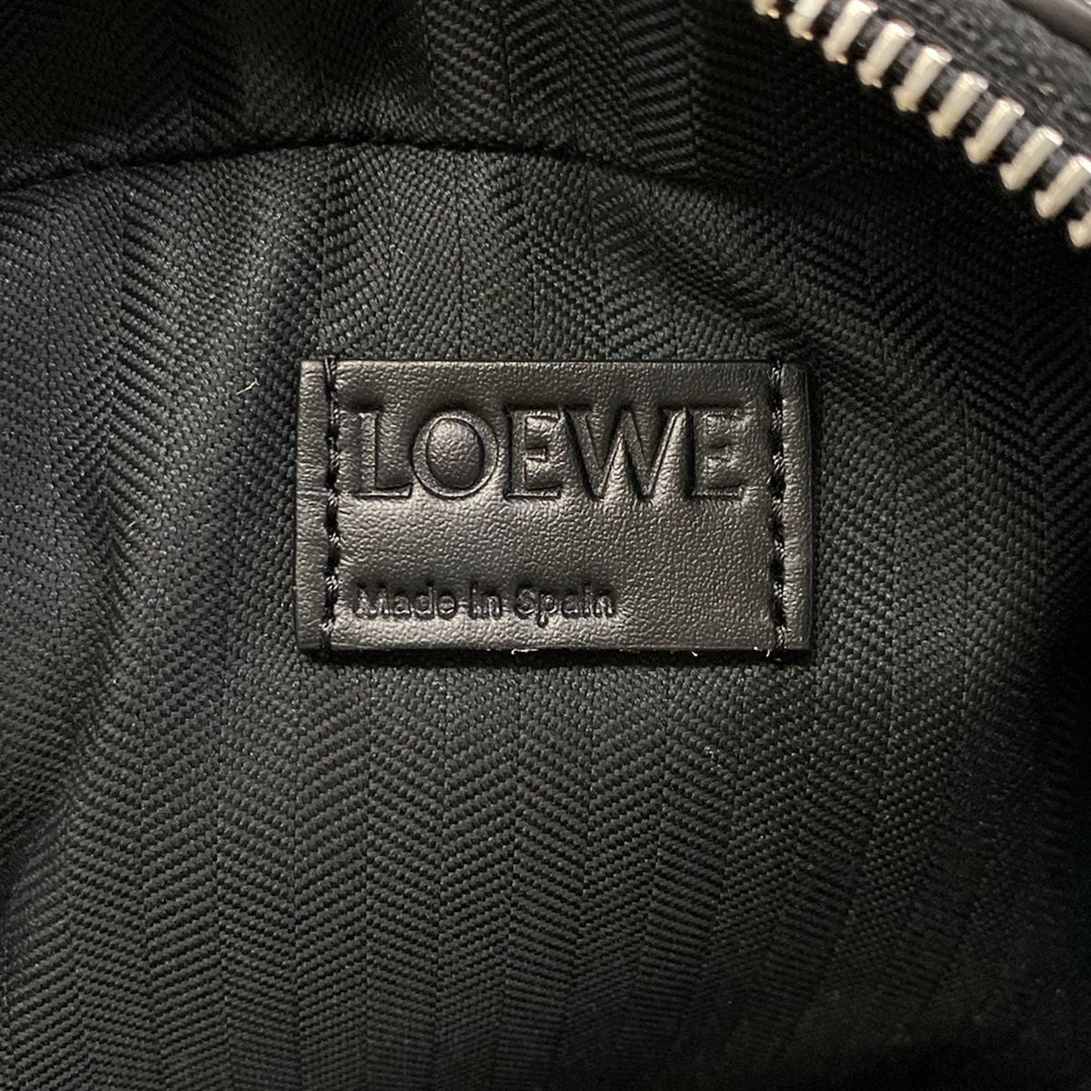Loewe Crossbody Camera Bag Mini Black Leather — view 9