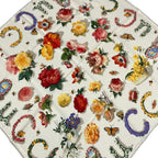 Gucci Scarf White Multi Large Floral Pattern