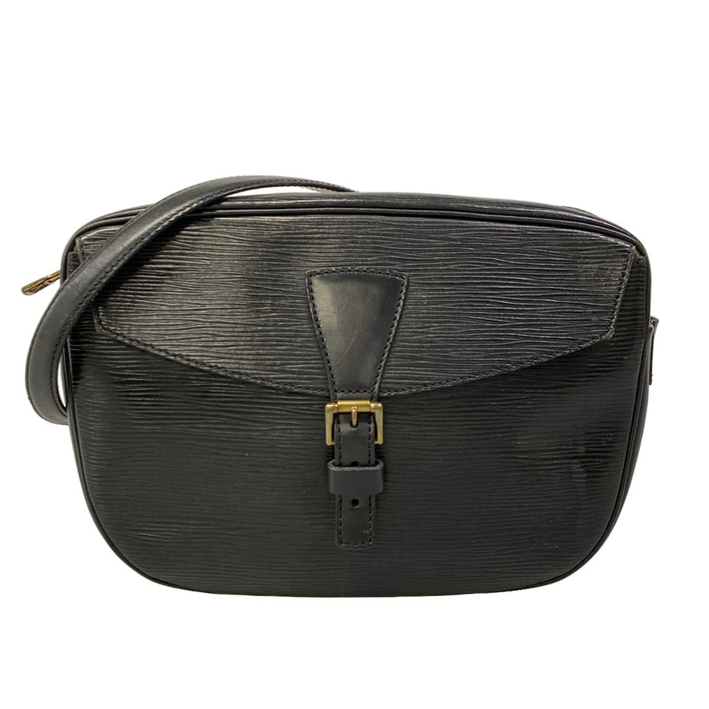 Louis Vuitton Shoulder Bag Epi Jeune Fille Noir Leather