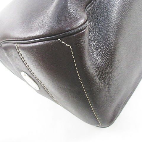 Celine Boogie Tote Brown Leather 46 — view 7