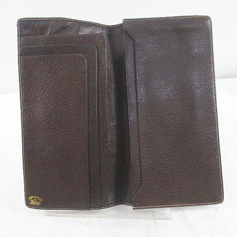 Gucci Vintage Billfold Wallet GG Canvas Brown — view 6