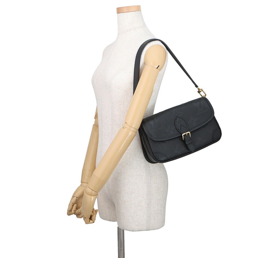 Louis Vuitton Shoulder Bag Monogram Empreinte Diane 2-Way Black — view 4