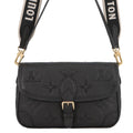 Louis Vuitton Shoulder Bag Monogram Empreinte Diane 2-Way Black