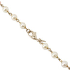 Chanel Long Necklace CC Logo Faux Pearl Beads 08c — view 6