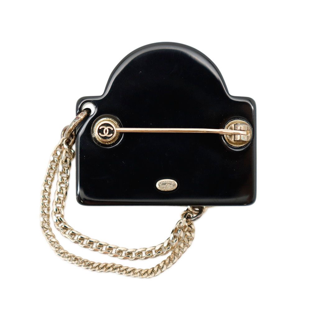 Chanel Brooch CC Logo Street Sign Motif — view 3