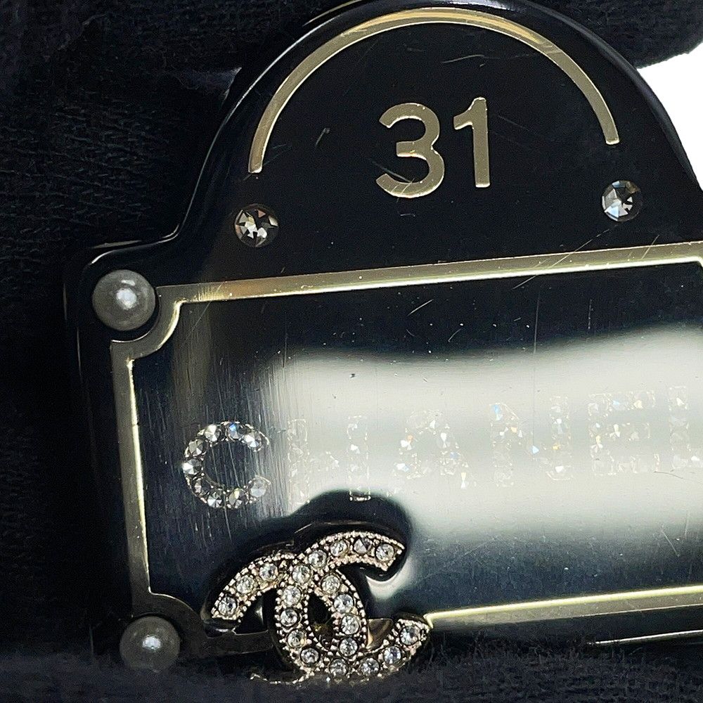 Chanel Brooch CC Logo Street Sign Motif — view 6