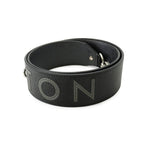 Louis Vuitton Shoulder Strap Logo Leather Black — view 2