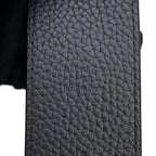 Louis Vuitton Shoulder Strap Logo Leather Black — view 7
