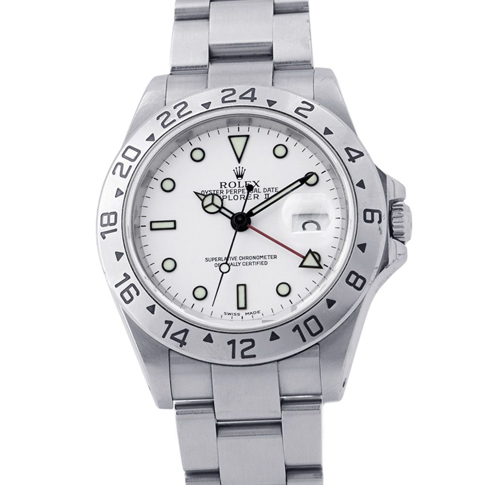 Rolex P Number Watch White Dial