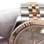 Rolex Lady Datejust SS 18k Pink Gold Rose Star Diamond Dial — view 4