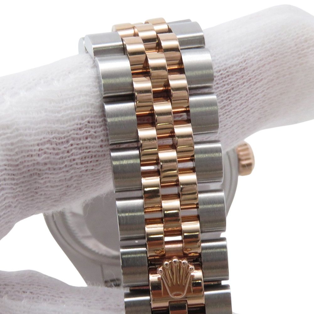 Rolex Lady Datejust SS 18k Pink Gold Rose Star Diamond Dial — view 9