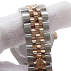 Rolex Lady Datejust SS 18k Pink Gold Rose Star Diamond Dial — view 9
