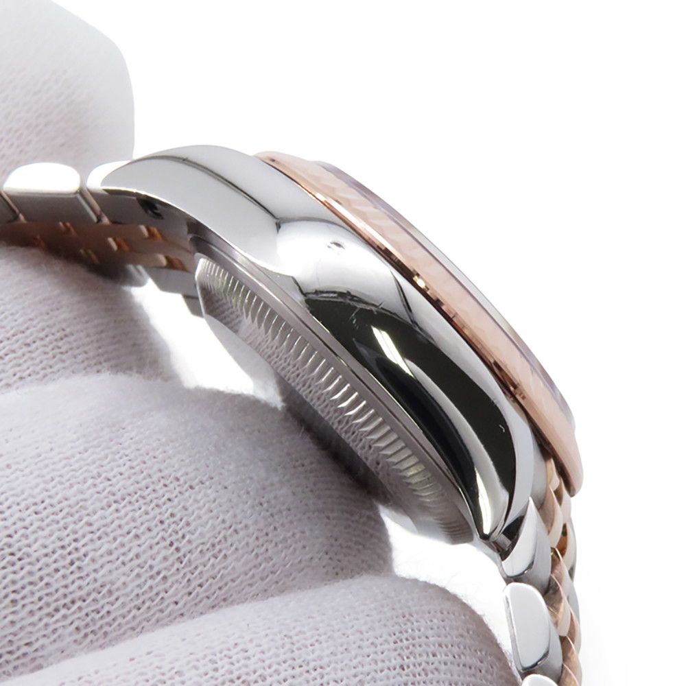 Rolex Lady Datejust SS 18k Pink Gold Rose Star Diamond Dial — view 7
