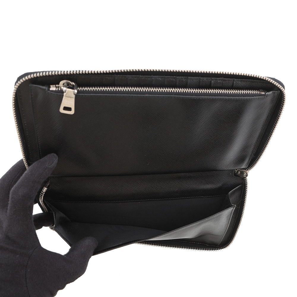 Prada Wallet Zippy Organizer Zip Around Saffiano — view 7