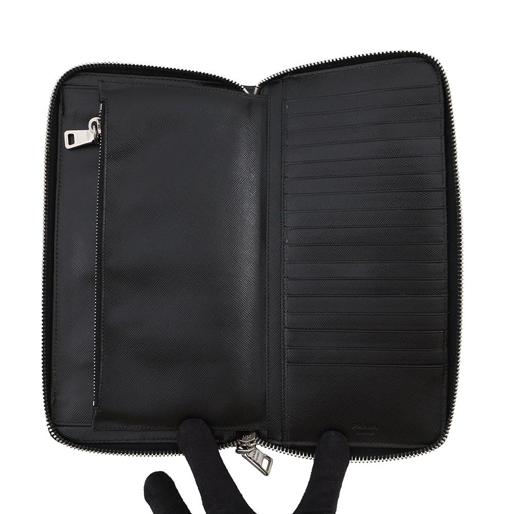 Prada Wallet Zippy Organizer Zip Around Saffiano — view 5