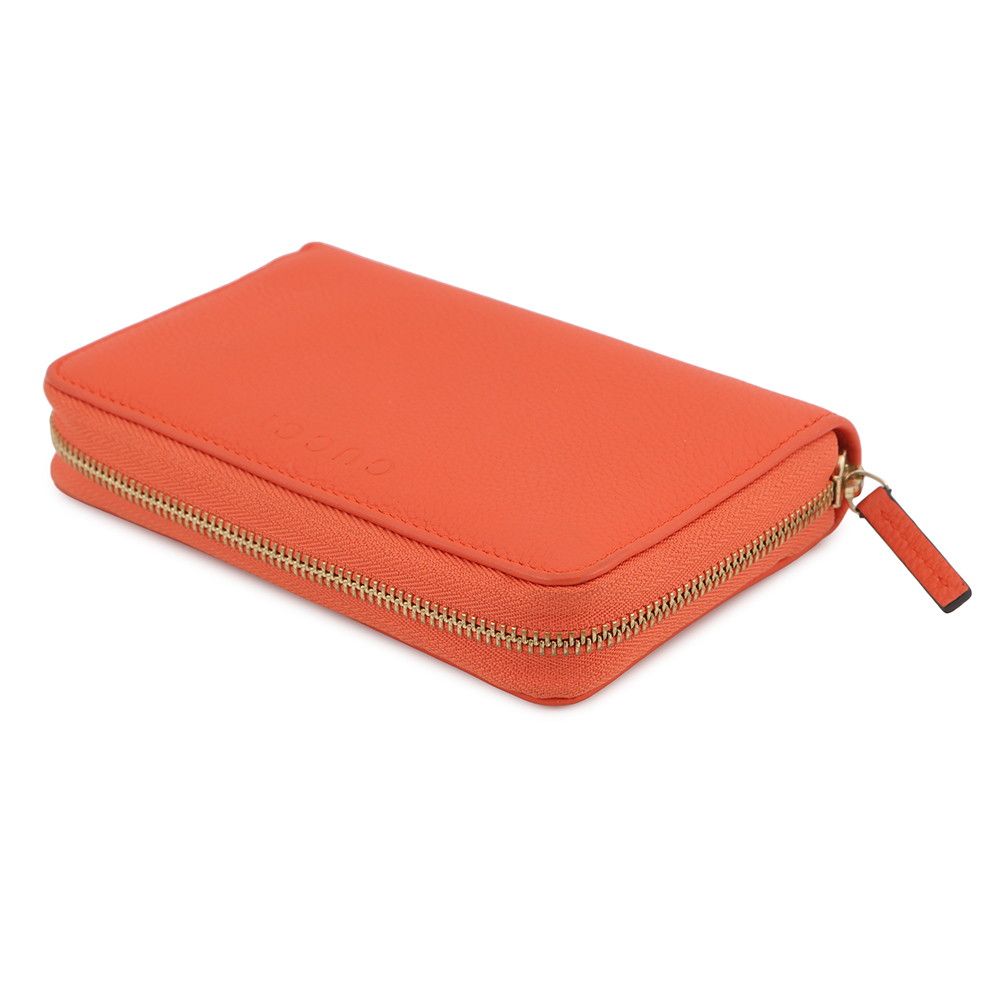 Gucci Bifold Wallet Zip Around Logo Leather — view 2