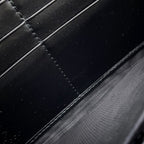 Gucci Wallet GG Supreme Signature New Web Sherry Line Black — view 9