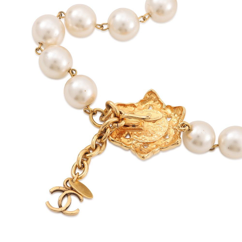 Chanel Necklace Faux Pearl Choker — view 5