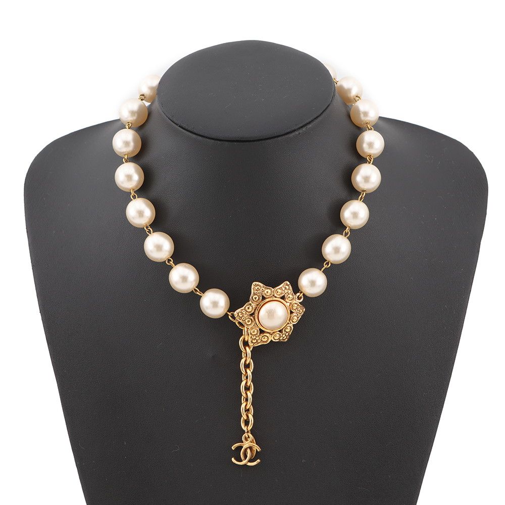Chanel Necklace Faux Pearl Choker — view 4