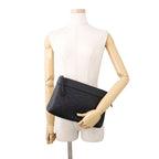 Louis Vuitton Clutch Monogram Shadow Pochette Voyage Spur Black — view 4
