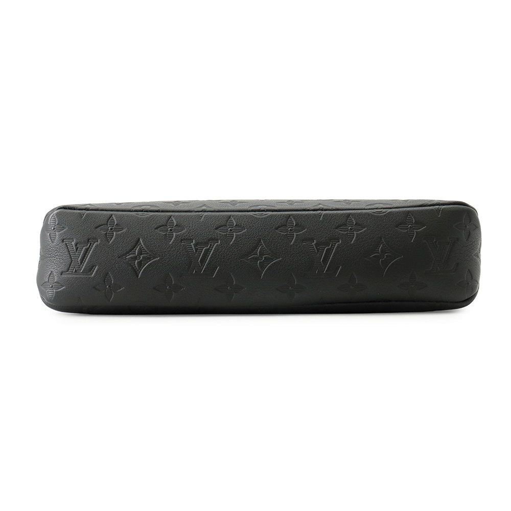 Louis Vuitton Clutch Monogram Shadow Pochette Voyage Spur Black — view 3