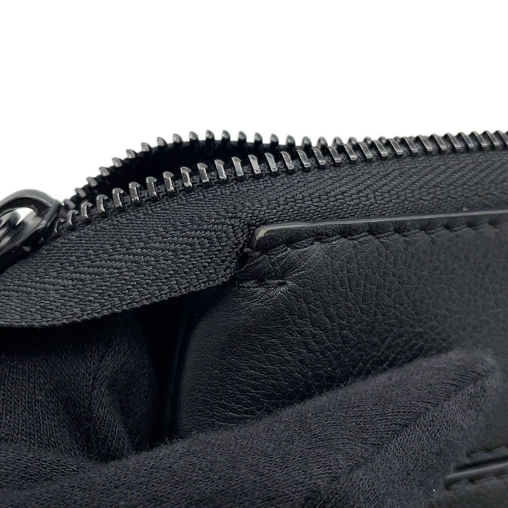 Louis Vuitton Clutch Monogram Shadow Pochette Voyage Spur Black — view 8
