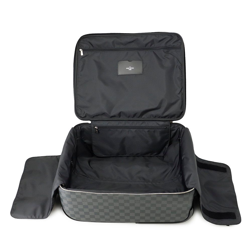 Louis Vuitton Carry Case Damier Graphite Pegase 45 Suitcase Black Travel — view 5