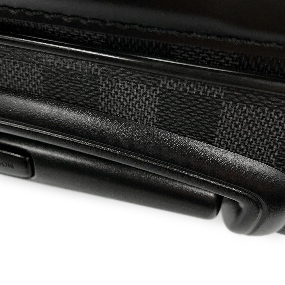 Louis Vuitton Carry Case Damier Graphite Pegase 45 Suitcase Black Travel — view 9
