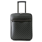 Louis Vuitton Carry Case Damier Graphite Pegase 45 Suitcase Black Travel