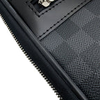Louis Vuitton Carry Case Damier Graphite Pegase 45 Suitcase Black Travel — view 6