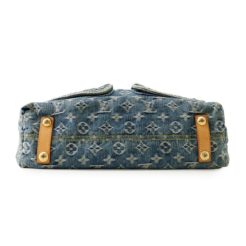 Louis Vuitton Shoulder Bag Monogram Denim GM 2-Way — view 3