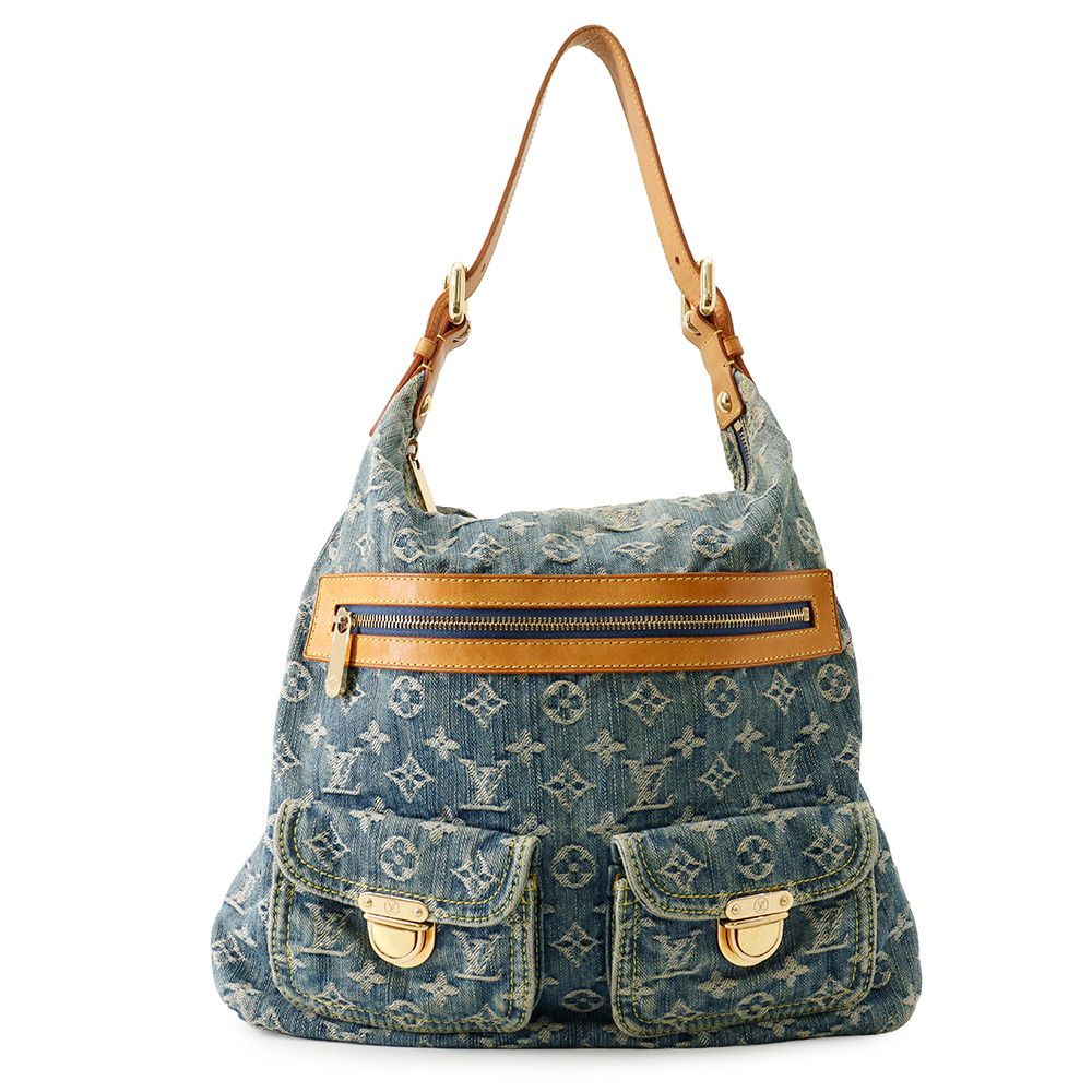 Louis Vuitton Shoulder Bag Monogram Denim GM 2-Way
