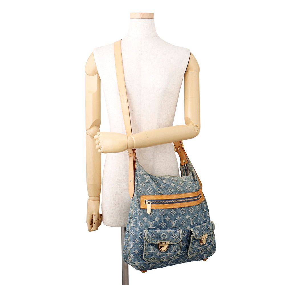Louis Vuitton Shoulder Bag Monogram Denim GM 2-Way — view 5
