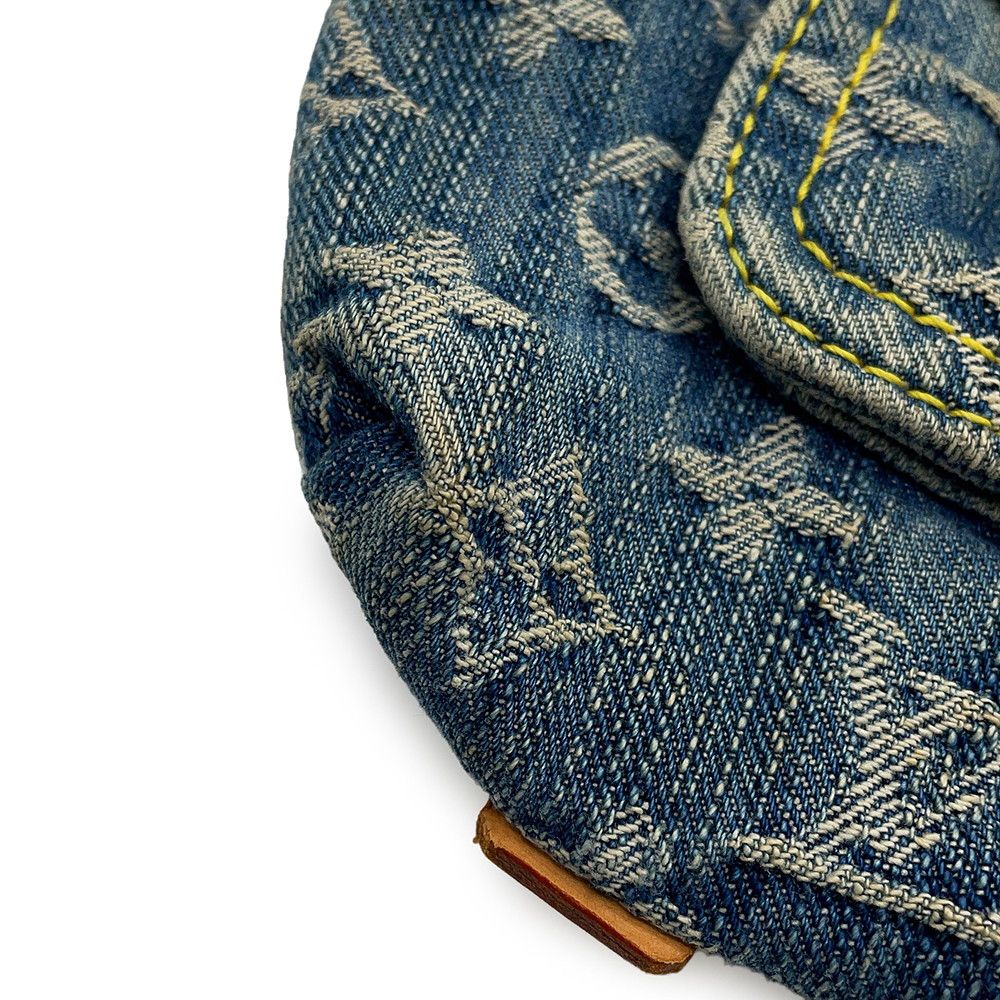 Louis Vuitton Shoulder Bag Monogram Denim GM 2-Way — view 8