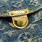 Louis Vuitton Shoulder Bag Monogram Denim GM 2-Way — view 9